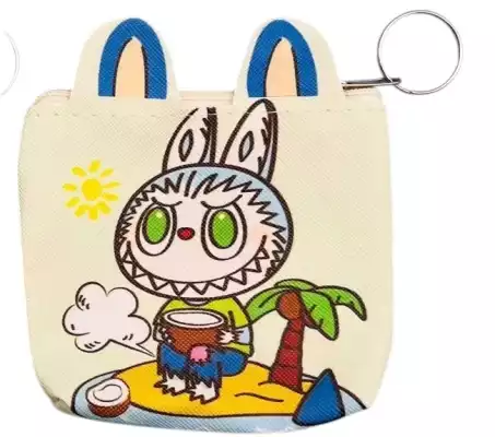 Монетница Labubu, белая